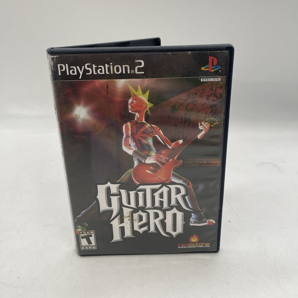 Guitar Hero (Sony PlayStation 2, 2006) Untested CIB Complete